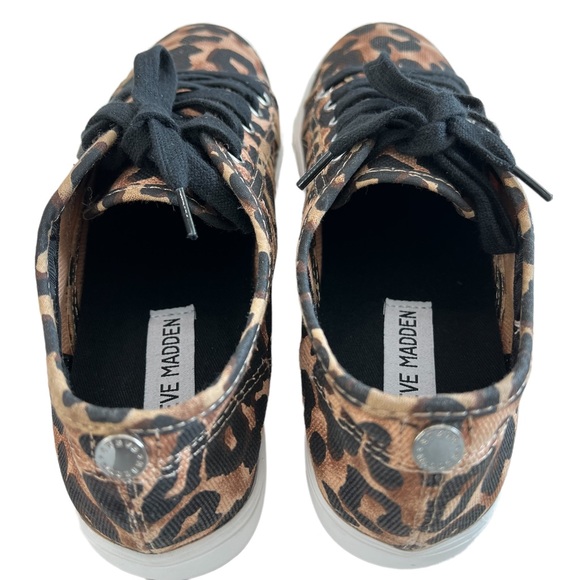Steve Madden Emmi Leopard Print Platform Sneakers Size 7.5M - Picture 9 of 16